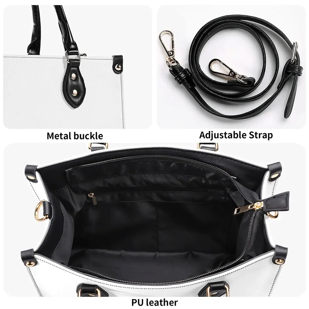 Personalized Witch Leather Handbag For Women, Aesthetic Black Witches Crossbody Bag Purse Chic Satchel Shoulder Bag with Strap for Travel School Work, Halloween Witch Gift (11.6"x8.3", Witch 2)