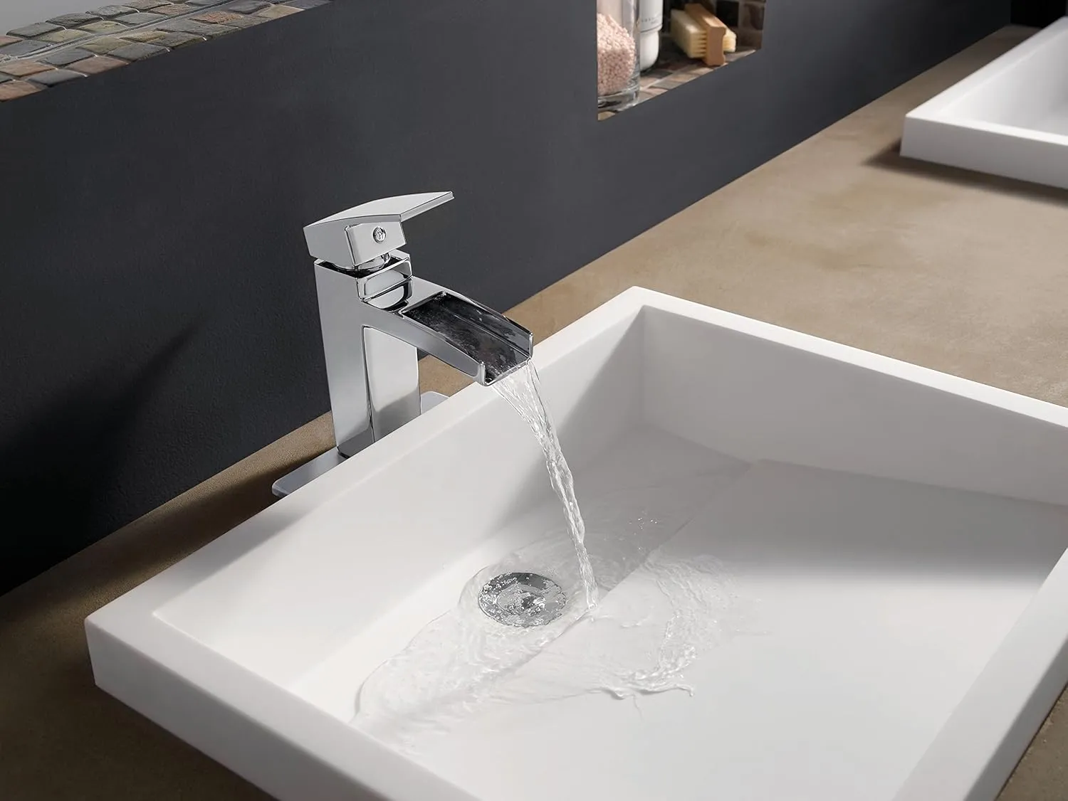Pfister LG42-DF0C LG42DF0C Kenzo Single Control 4" Centerset Bathroom Faucet in Polished Chrome