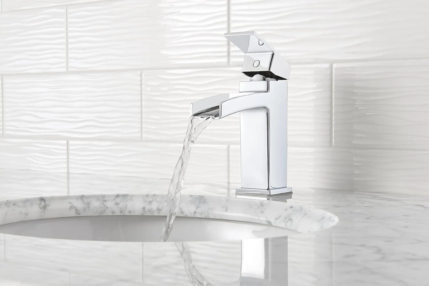 Pfister LG42-DF0C LG42DF0C Kenzo Single Control 4" Centerset Bathroom Faucet in Polished Chrome