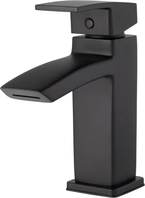 Pfister LG42DF1B Kenzo Single Control 4" Centerset Bathroom Faucet, Matte Black