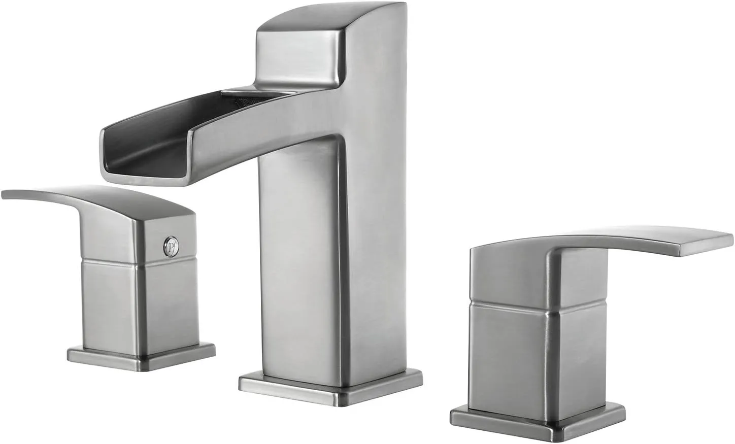 Pfister LG49DF0K Kenzo 2-Handle 8" Widespread Waterfall Bathroom Faucet in Brushed Nickel, Water-Efficient Model