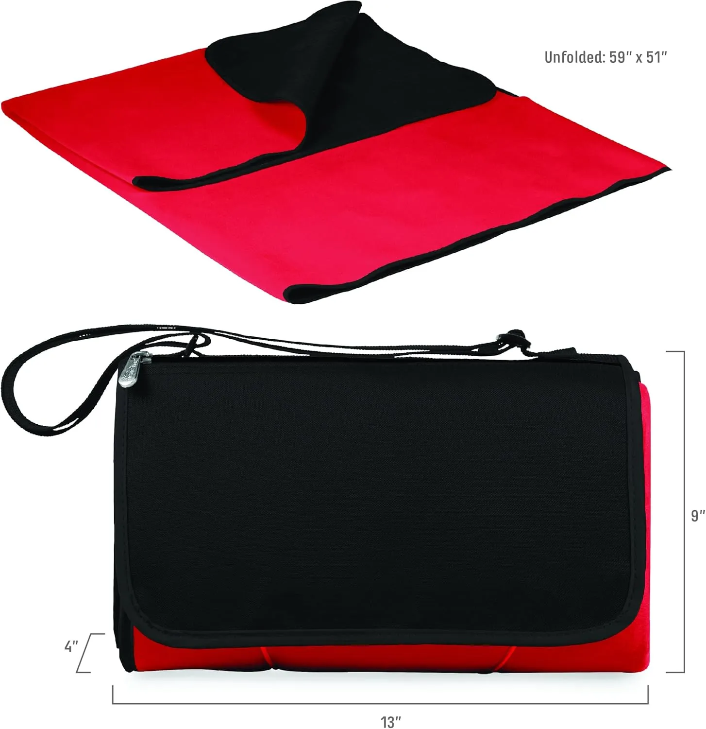 PICNIC TIME NFL Unisex-Adult NFL Blanket Tote Outdoor Picnic Blanket