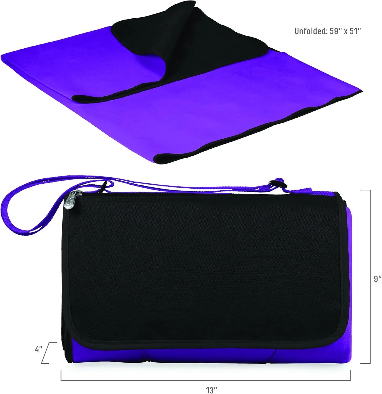 PICNIC TIME NFL Unisex-Adult NFL Blanket Tote Outdoor Picnic Blanket