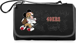 PICNIC TIME NFL Unisex-Adult NFL Mickey Blanket Tote Outdoor Picnic Blanket