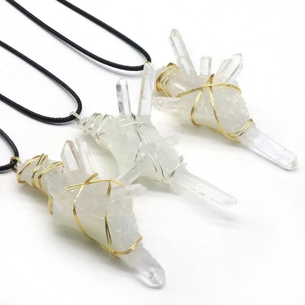 Pillar Clear Quartz Necklace