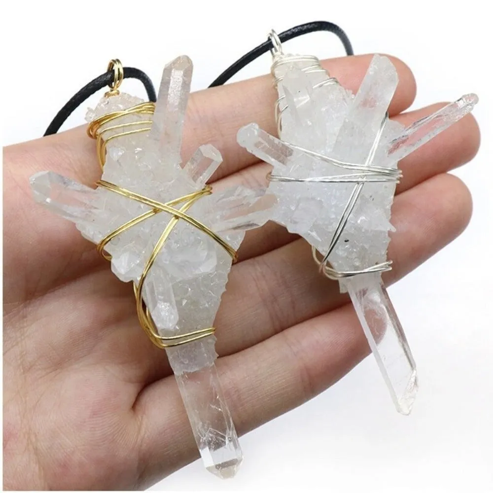 Pillar Clear Quartz Necklace