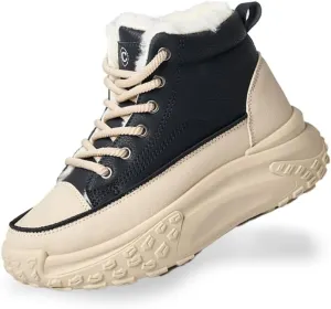 Platform Winter Shoes for Women,Warm Casual Sneakers,Lightweight Classic Snows Shoes