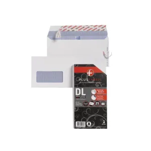 Plus Fabric DL Window Envelope 120gsm PK25