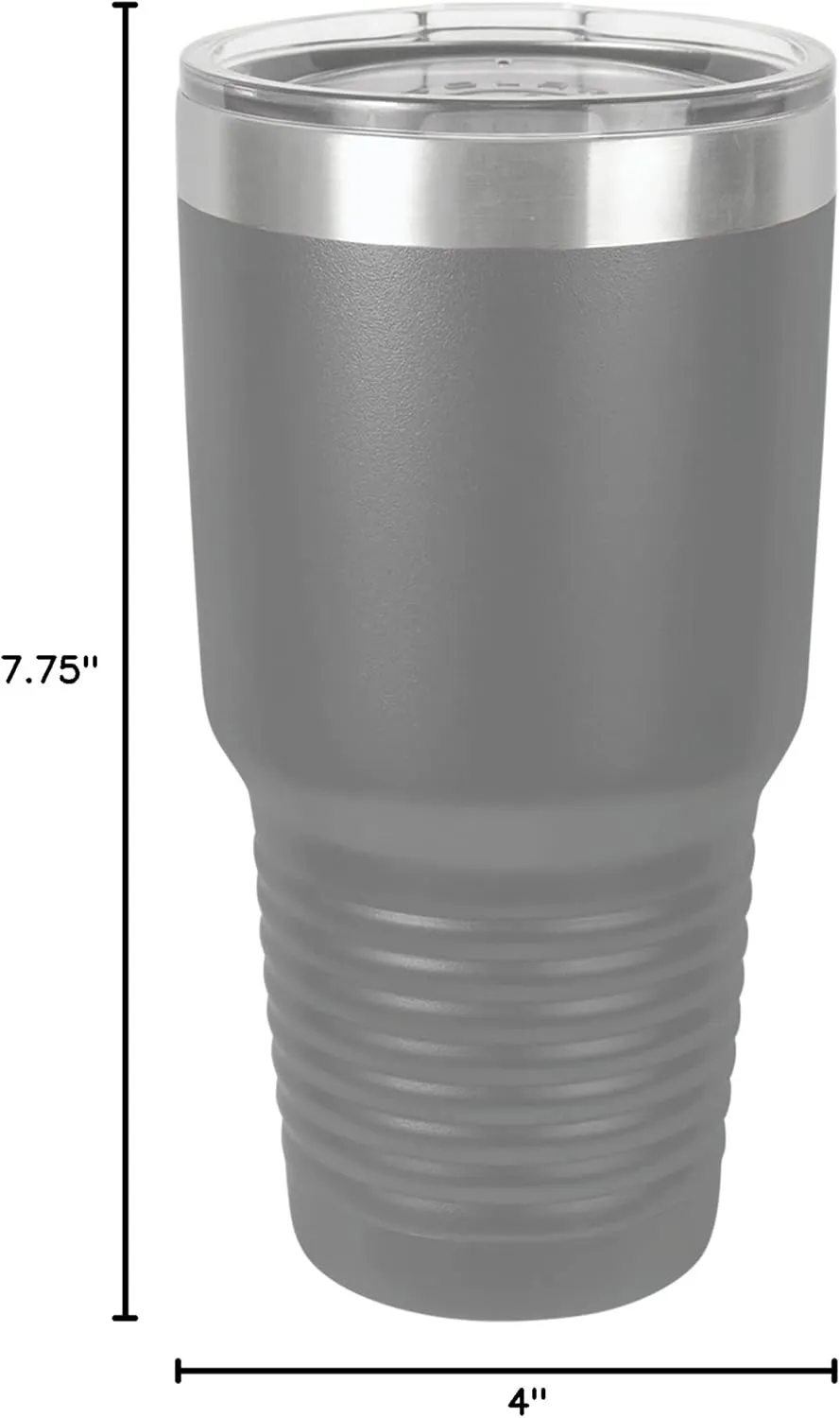Polar Camel 30 oz. Stainless Steel Vacuum Insulated Tumbler (Dark Gray)