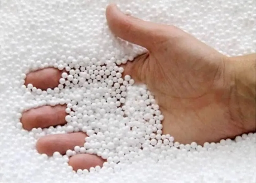Posh Creations Filling Bean Bag Refill, 100L, White with EZ-Pour Zipper Spout