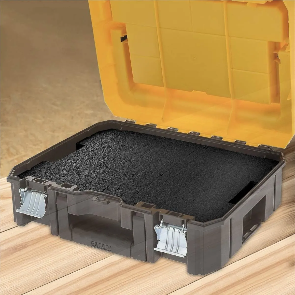 POWERTEC 2PCs Tool Box Foam Insert, Pluck Foam Tool Organizer for DEWALT DWST88801 TSTAK System, Customizable Foam Insert for Tool Case Fits DWST17808, DWST17807, DWST17805 (71585-P2)