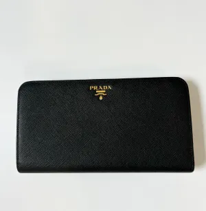 Prada Saffoano Leather Wallet