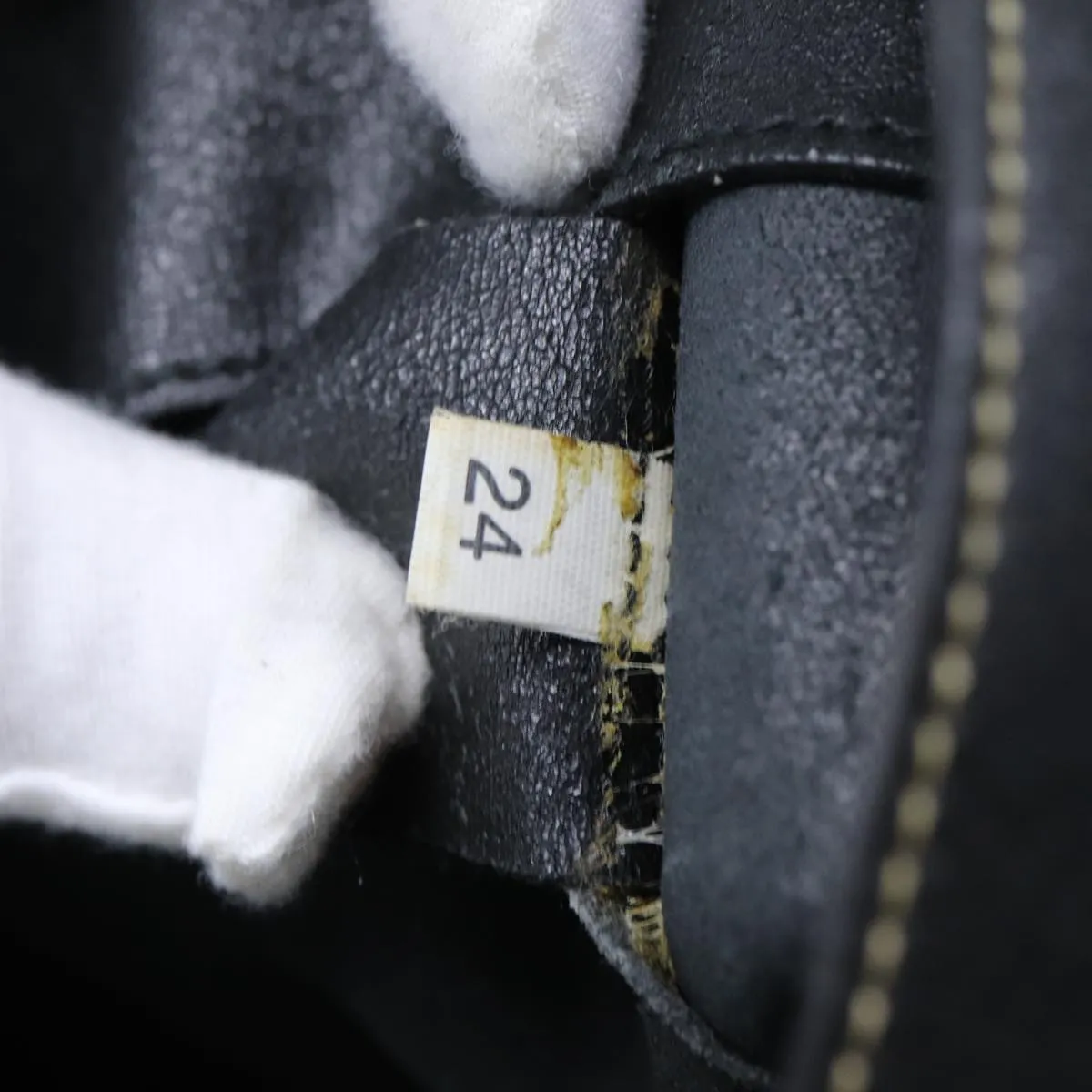 PRADA Tote Bag Leather Black fm3524