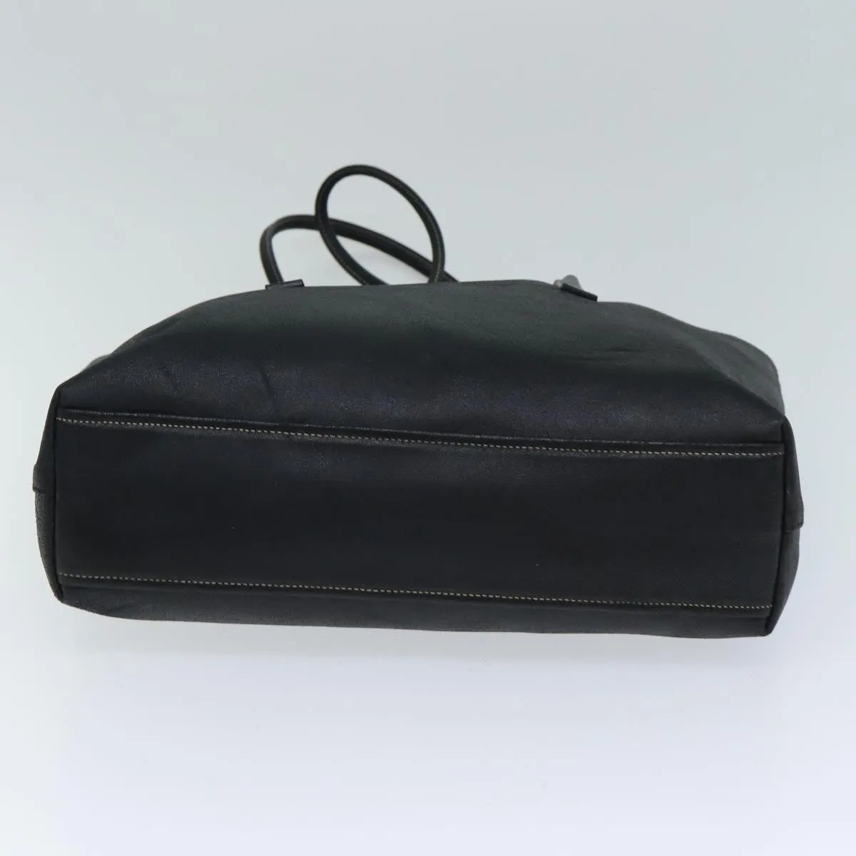 PRADA Tote Bag Leather Black fm3524