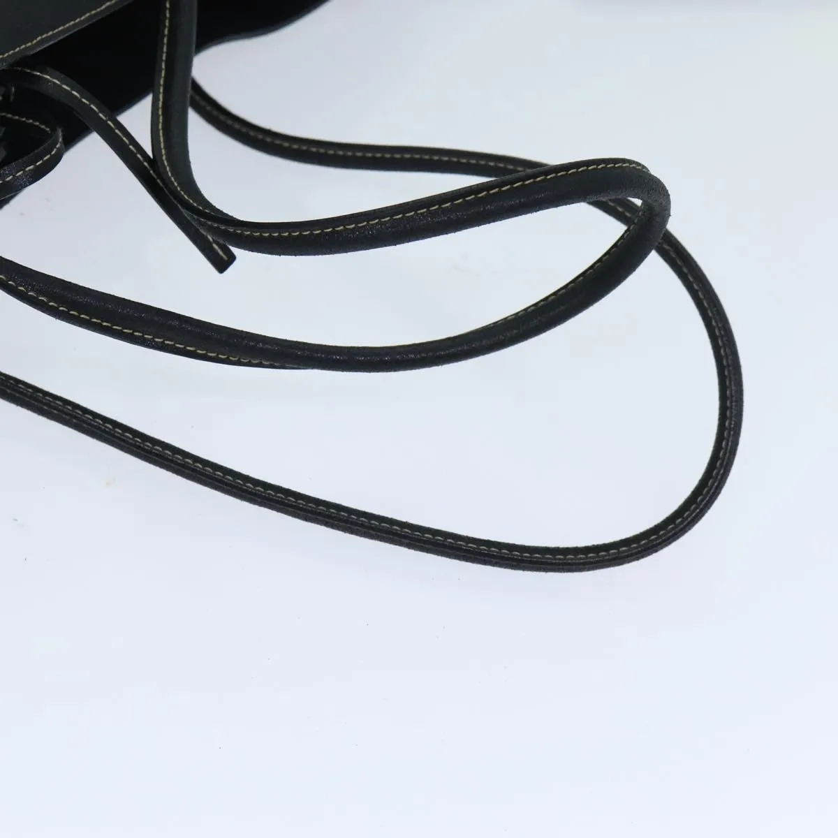 PRADA Tote Bag Leather Black fm3524