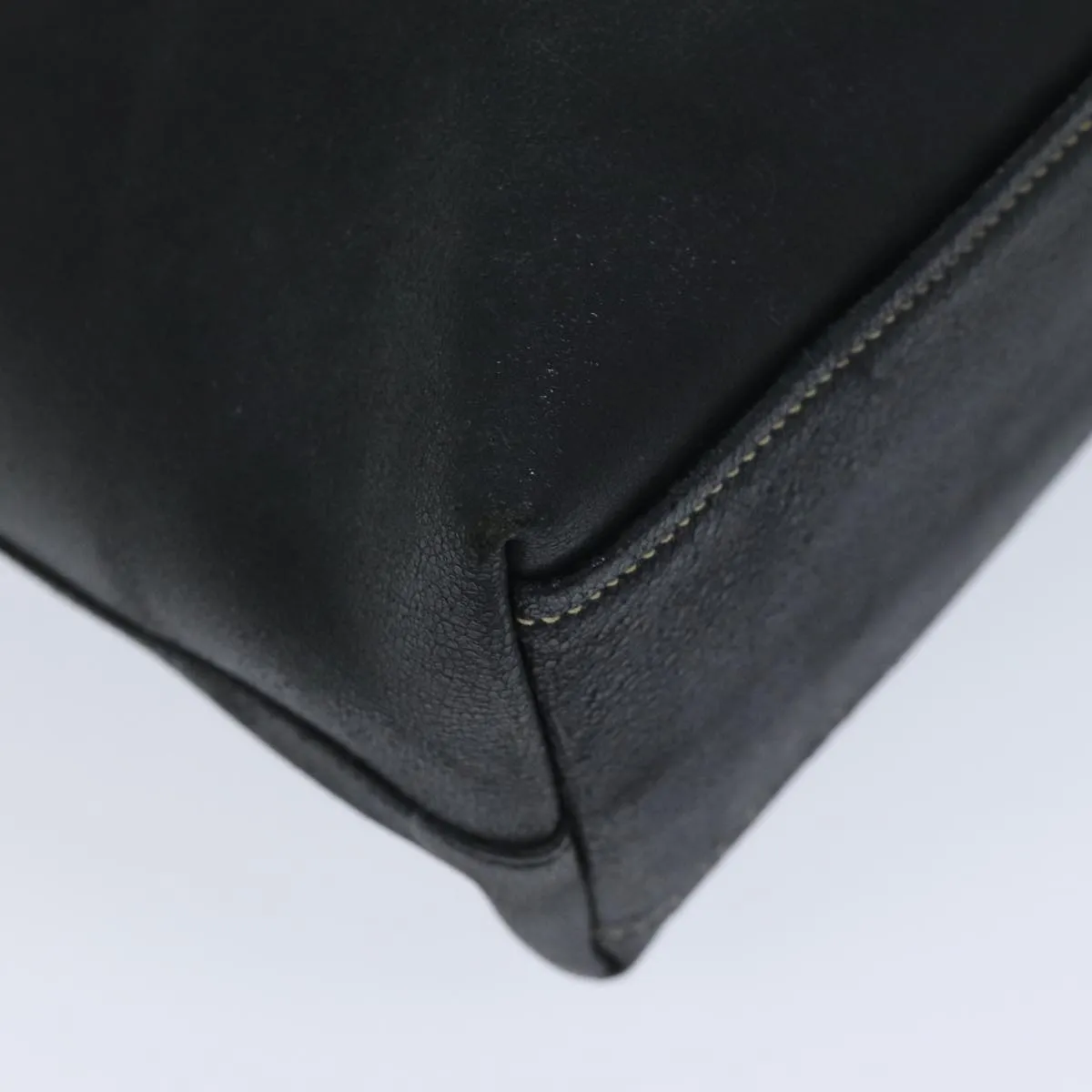 PRADA Tote Bag Leather Black fm3524