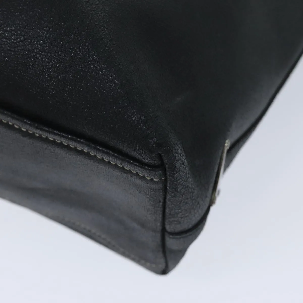 PRADA Tote Bag Leather Black fm3524