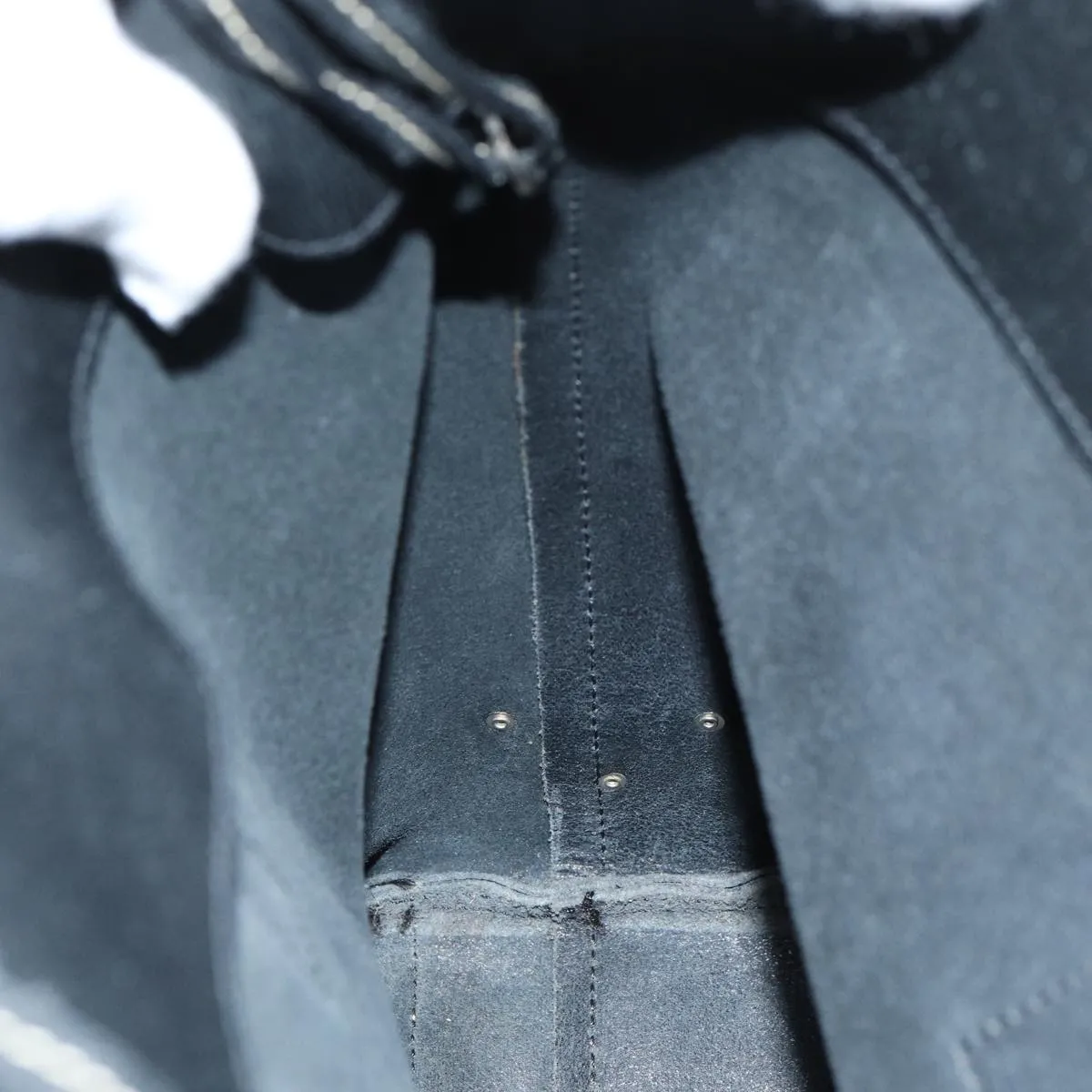 PRADA Tote Bag Leather Black fm3524