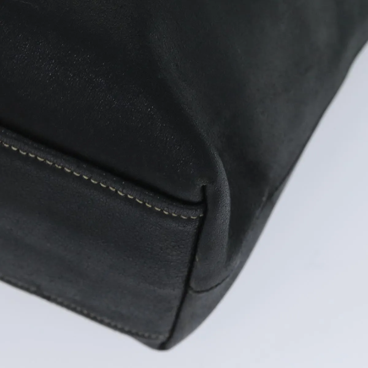 PRADA Tote Bag Leather Black fm3524