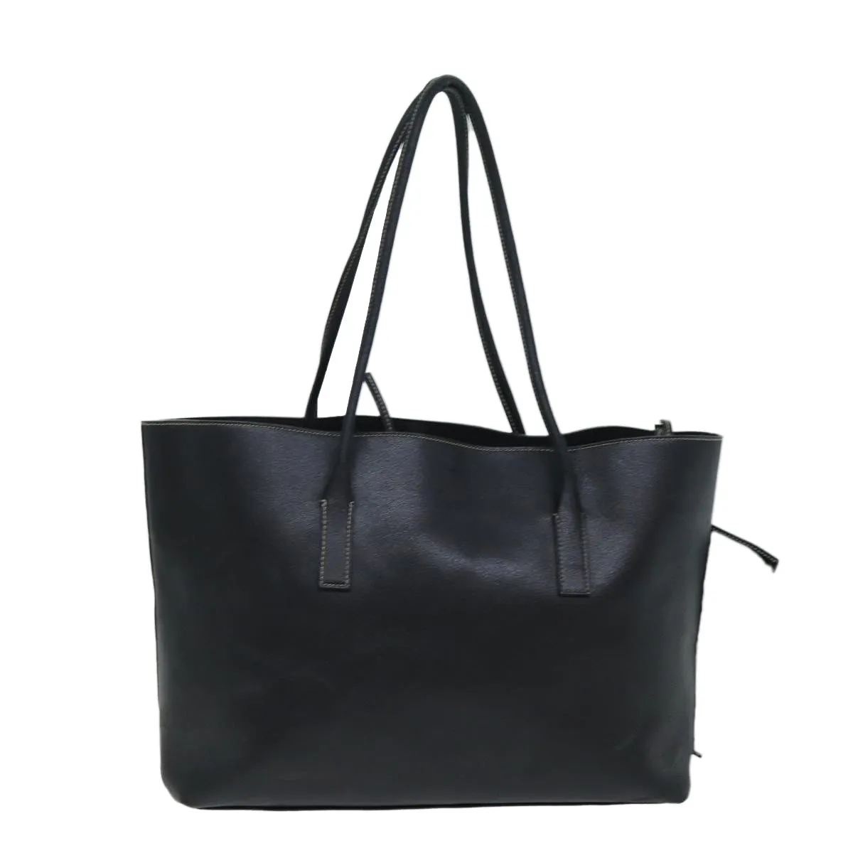 PRADA Tote Bag Leather Black fm3524