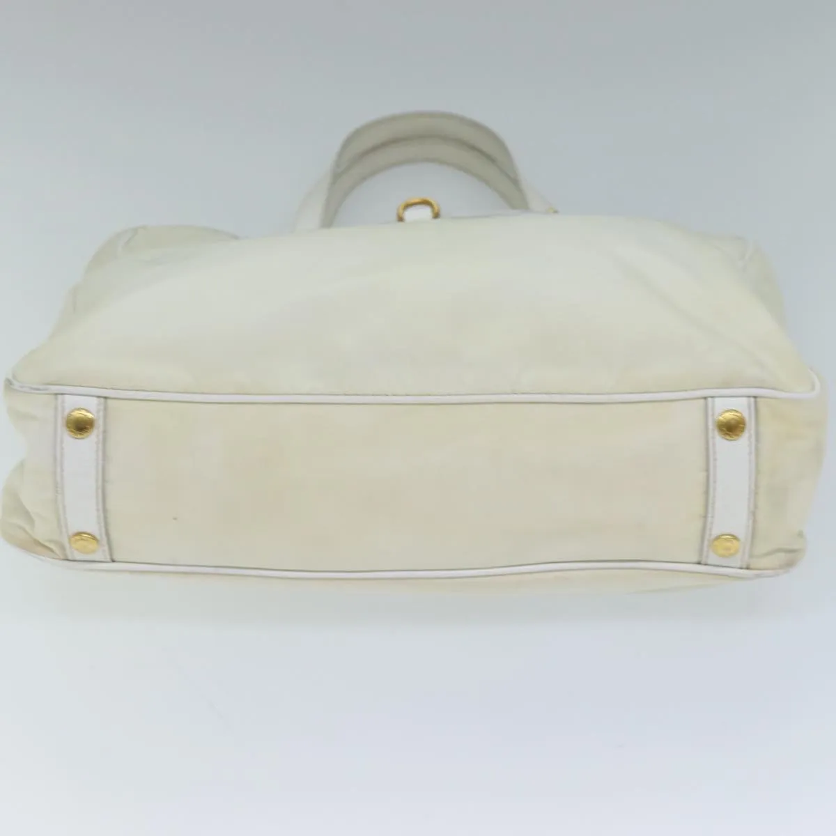 PRADA Tote Bag Nylon 2way White 73106