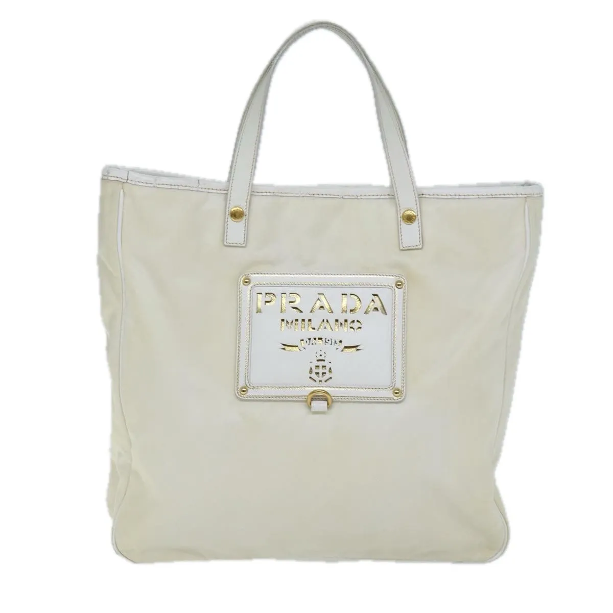 PRADA Tote Bag Nylon 2way White 73106
