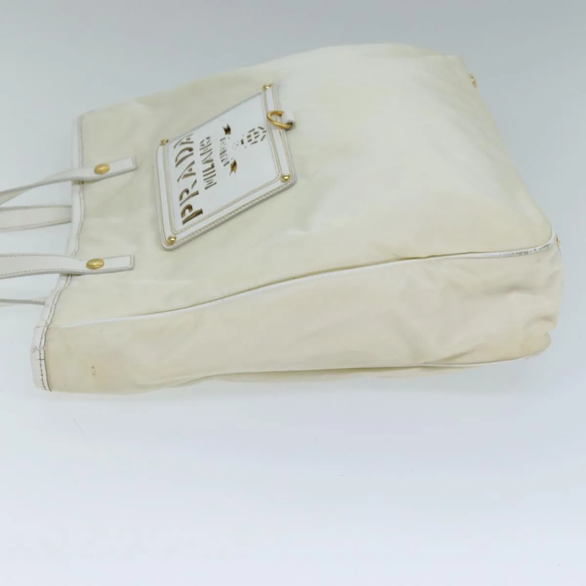 PRADA Tote Bag Nylon 2way White 73106
