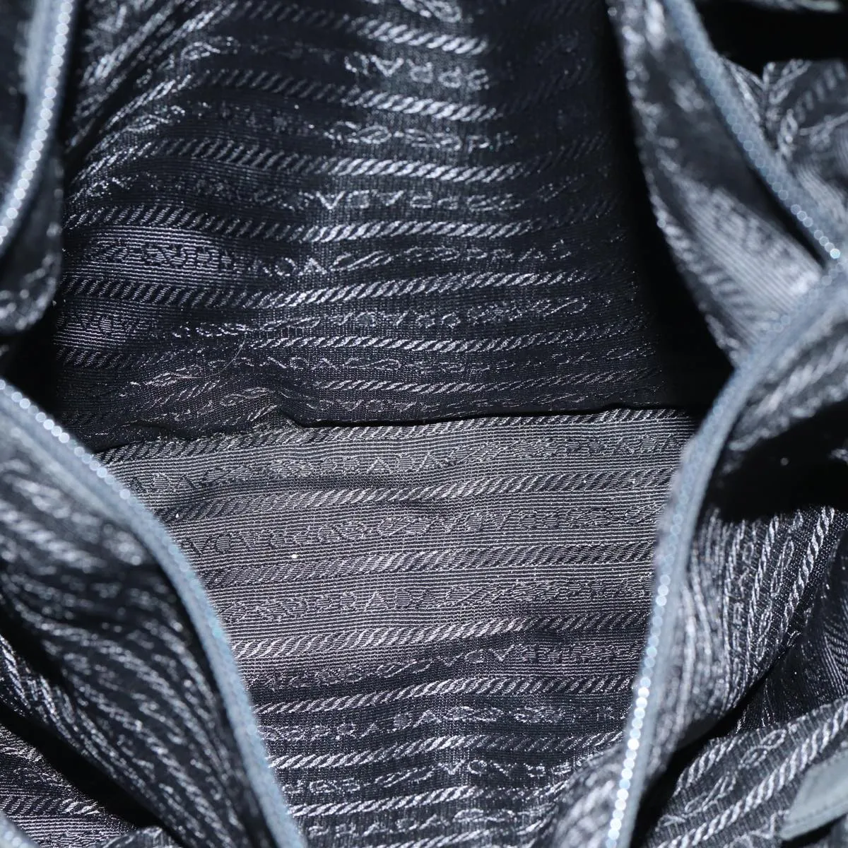PRADA Tote Bag Nylon Black fm3523