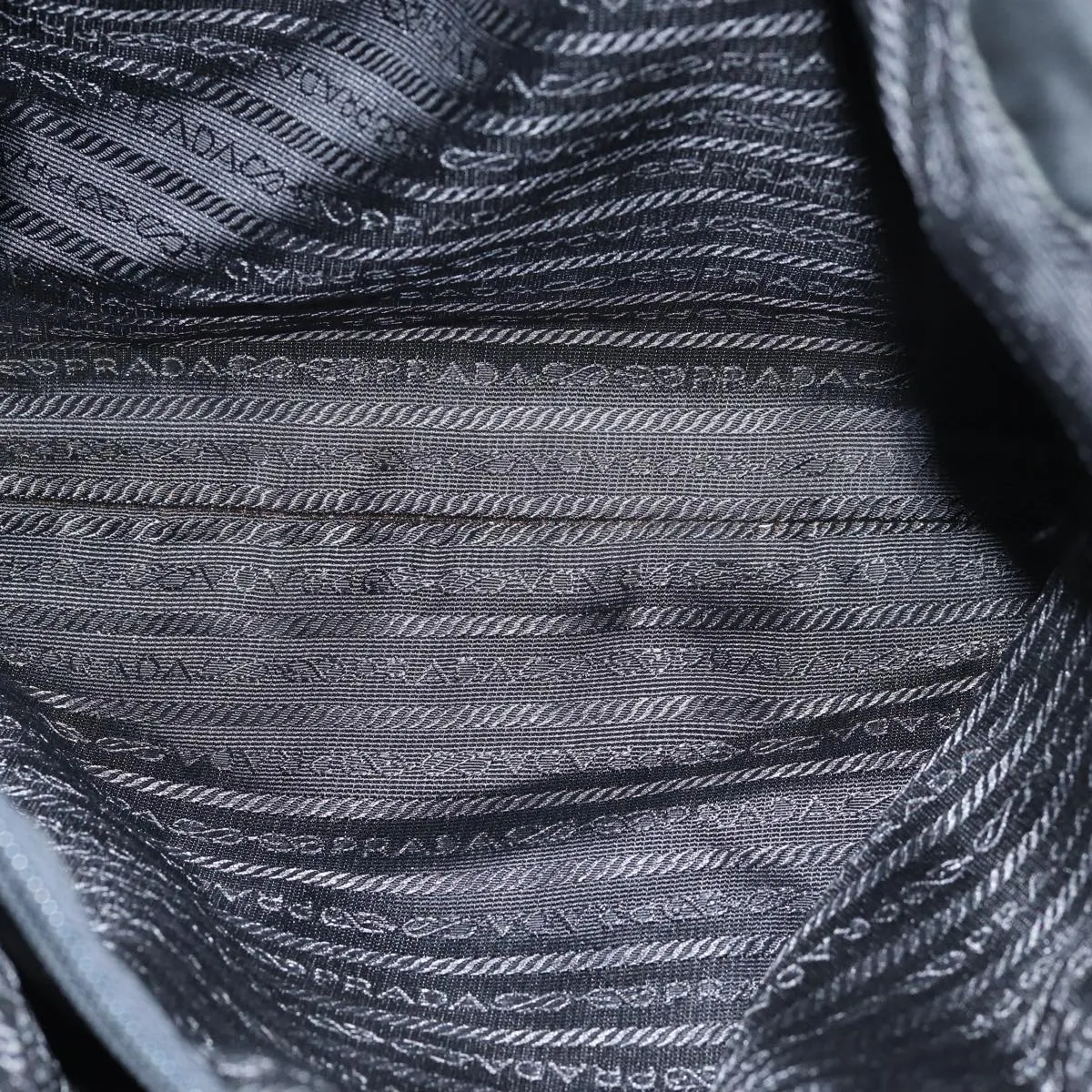 PRADA Tote Bag Nylon Black fm3523