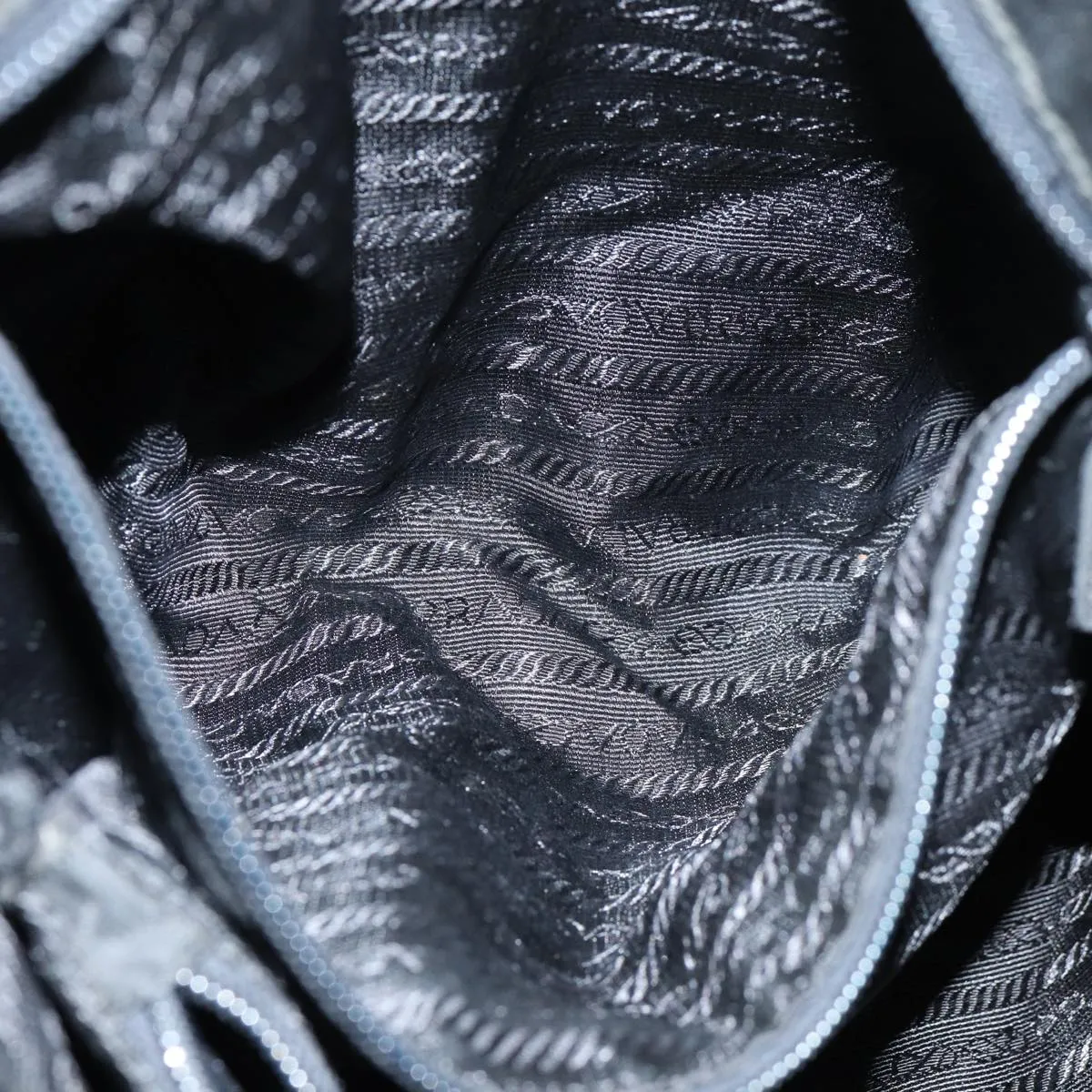 PRADA Tote Bag Nylon Black fm3523