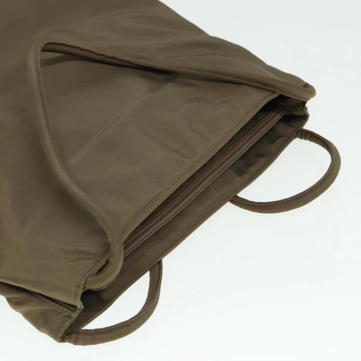 PRADA Tote Bag Nylon Brown 78260