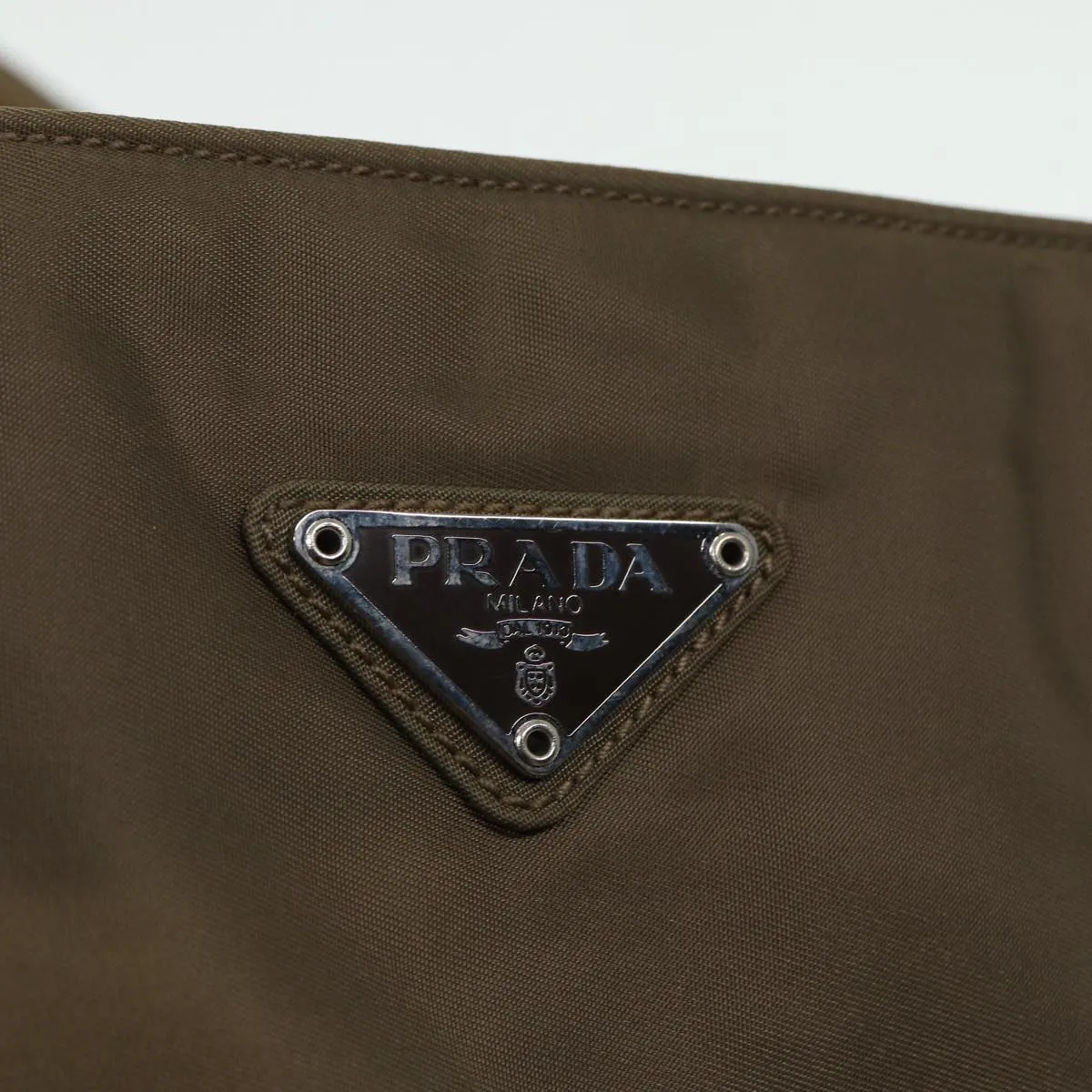 PRADA Tote Bag Nylon Brown 78260