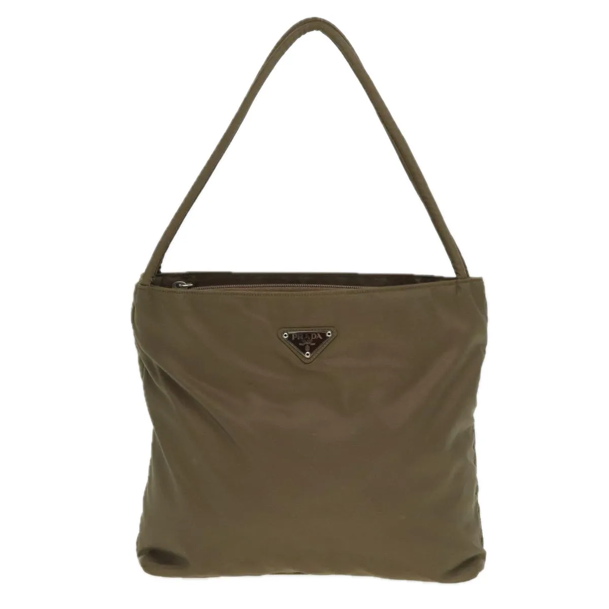 PRADA Tote Bag Nylon Brown 78260