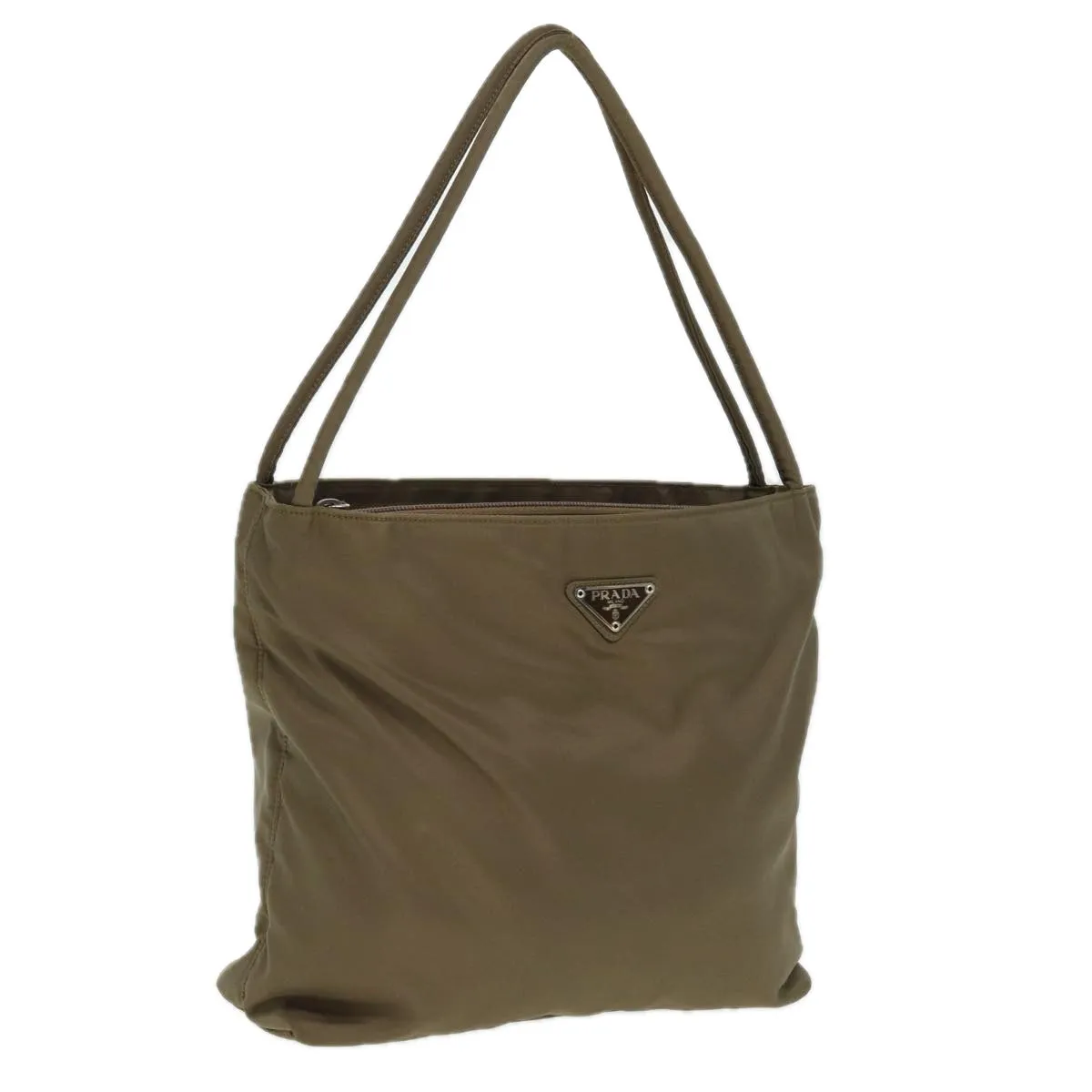 PRADA Tote Bag Nylon Brown 78260