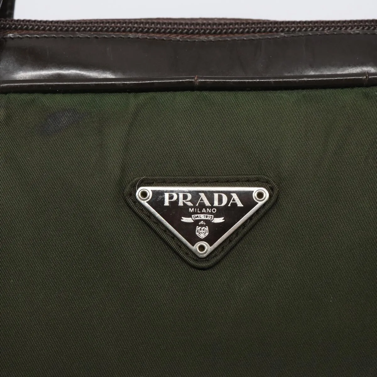 PRADA Tote Bag Nylon Green ac2723