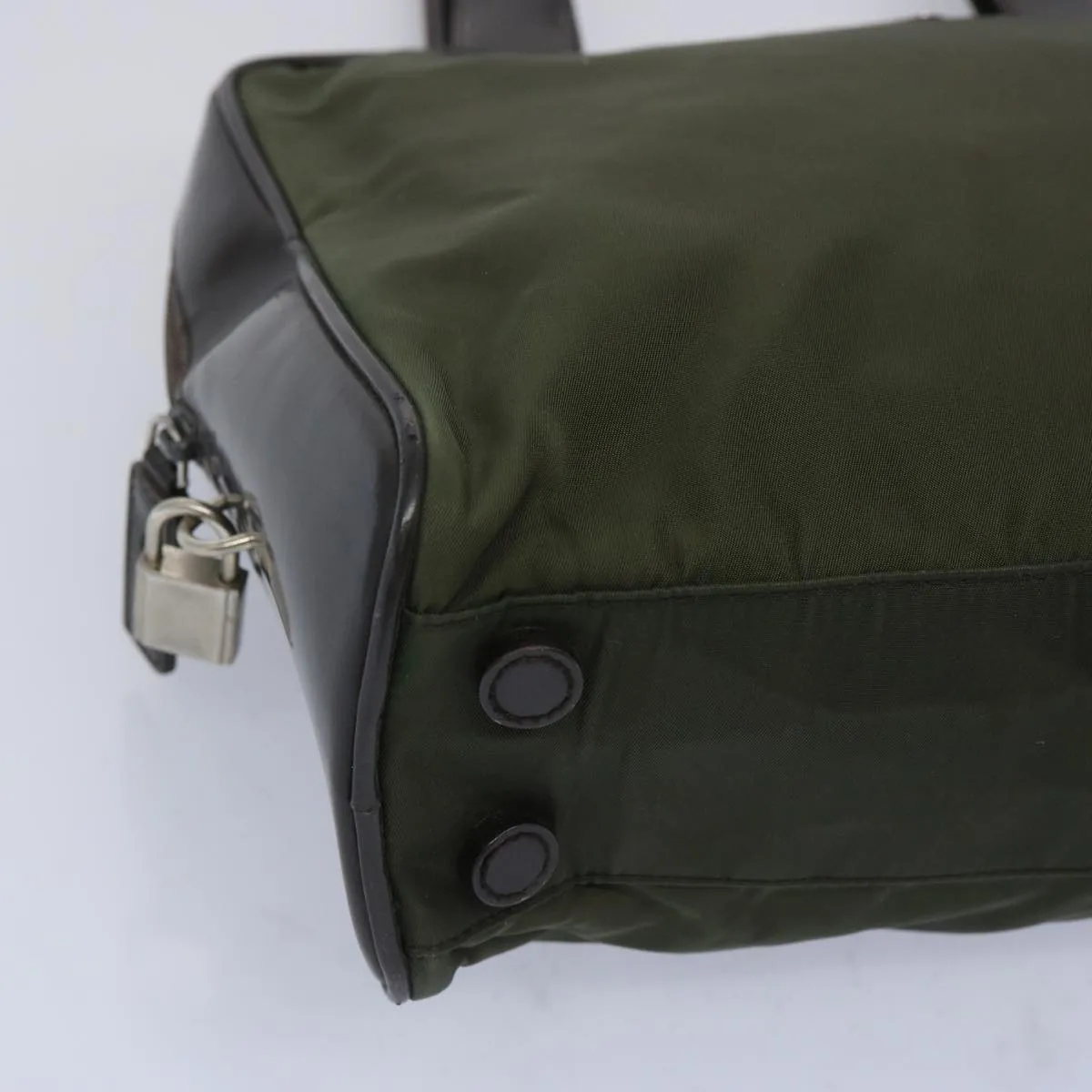 PRADA Tote Bag Nylon Green ac2723