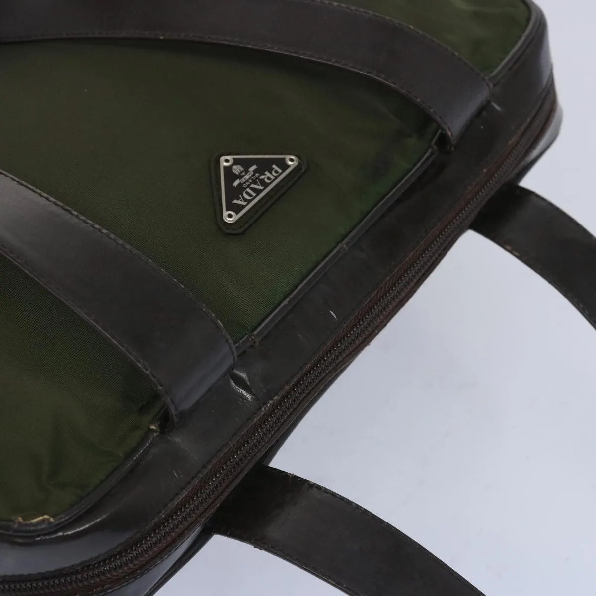 PRADA Tote Bag Nylon Green ac2723