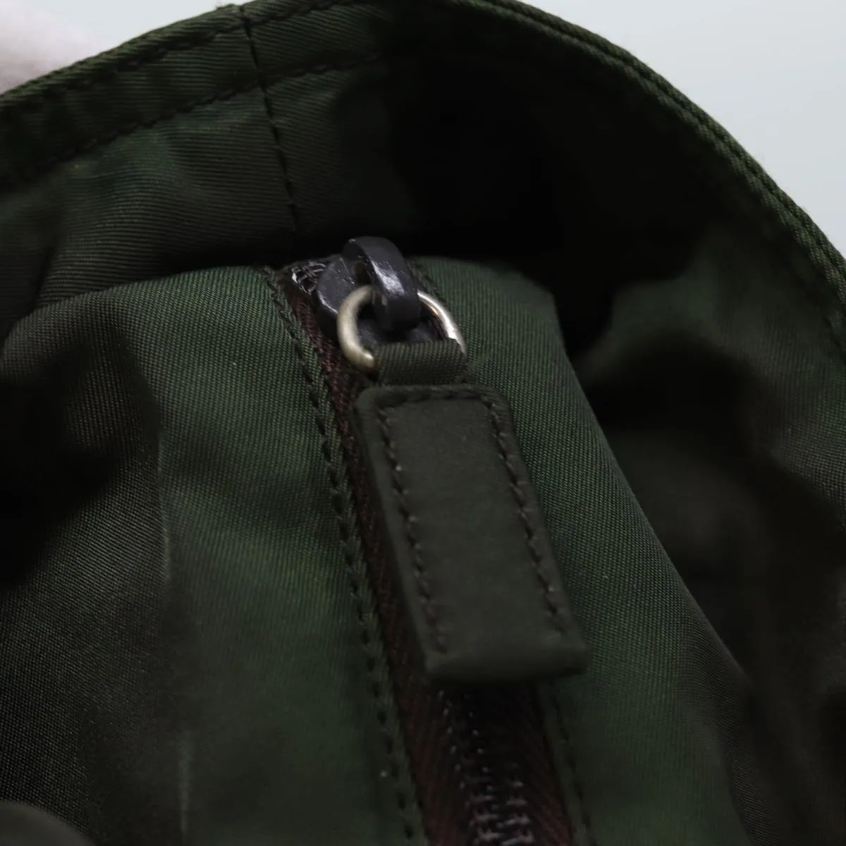 PRADA Tote Bag Nylon Green bs14223