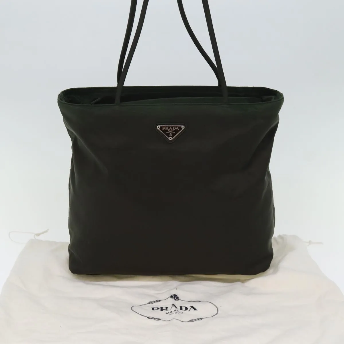 PRADA Tote Bag Nylon Green bs14223