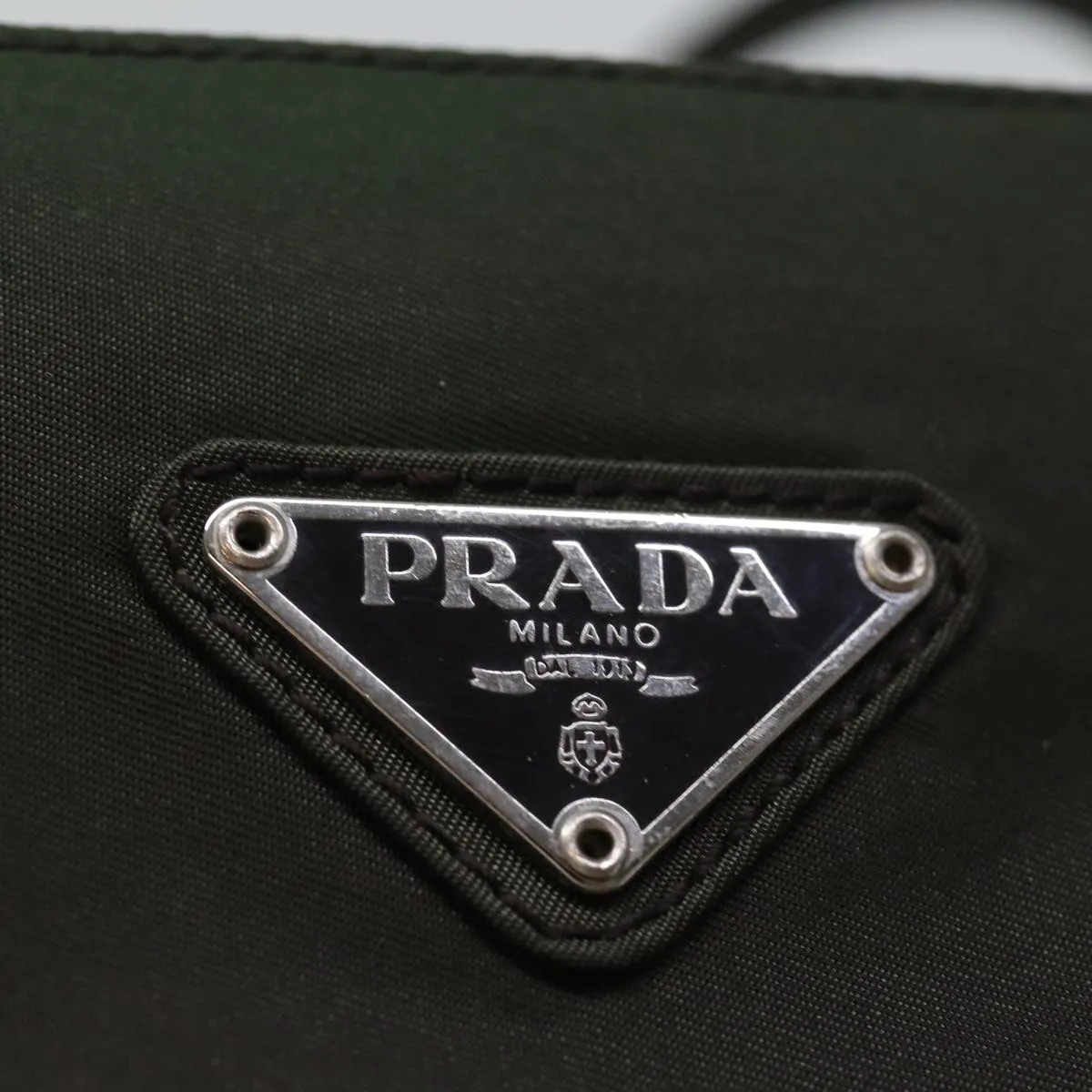 PRADA Tote Bag Nylon Green bs14223
