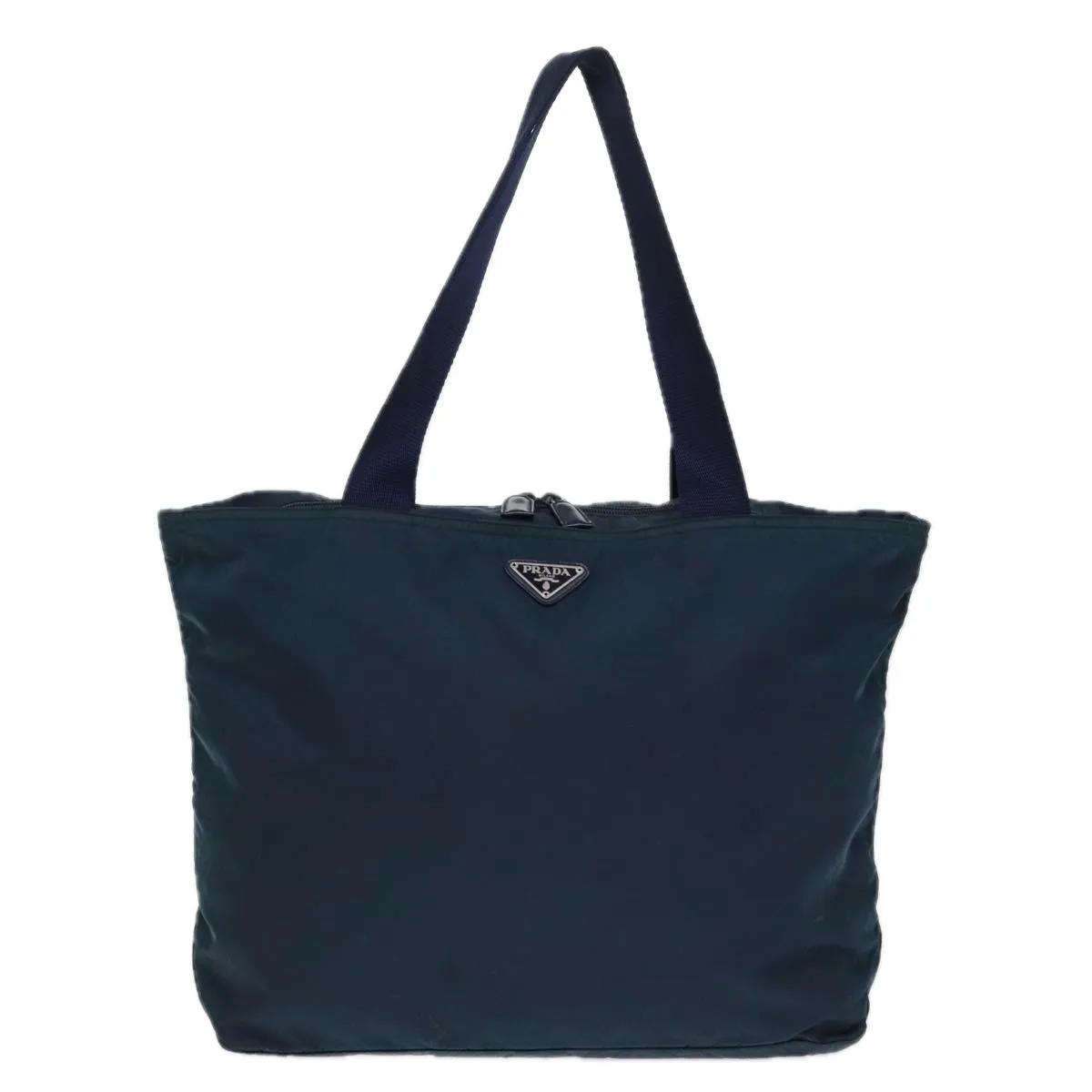 PRADA Tote Bag Nylon Navy 77231