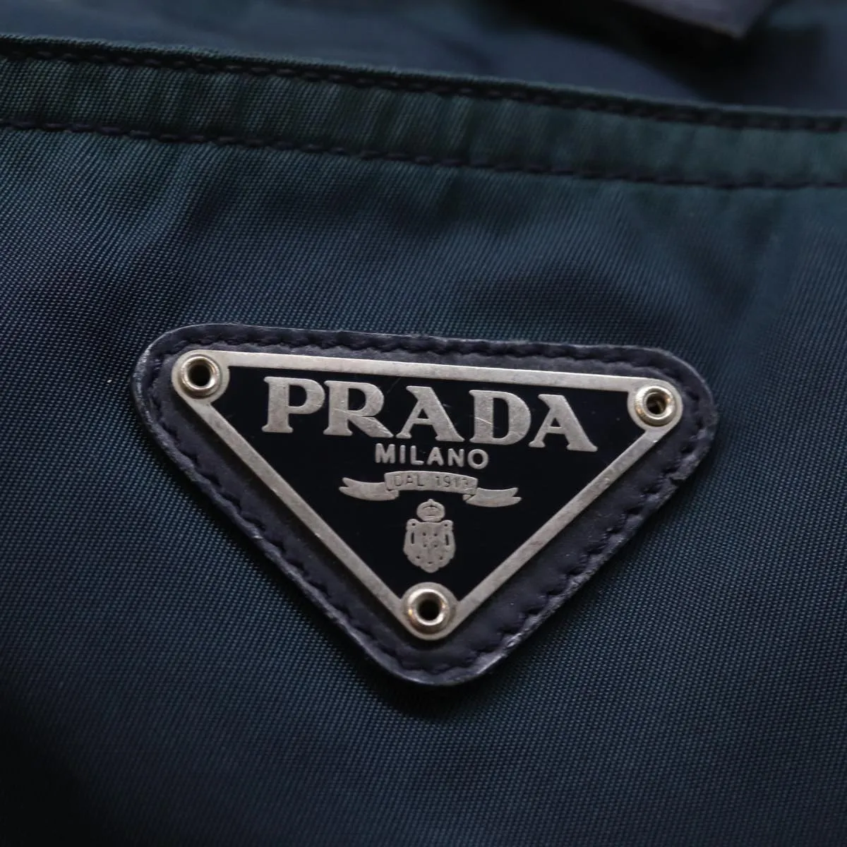 PRADA Tote Bag Nylon Navy 77231