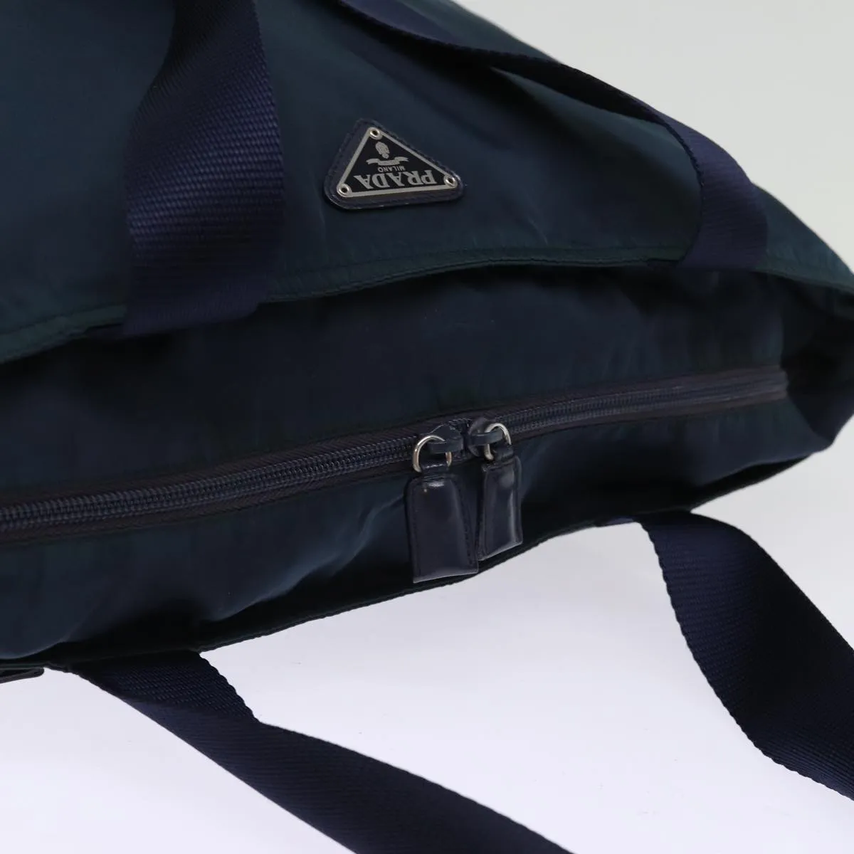 PRADA Tote Bag Nylon Navy 77231