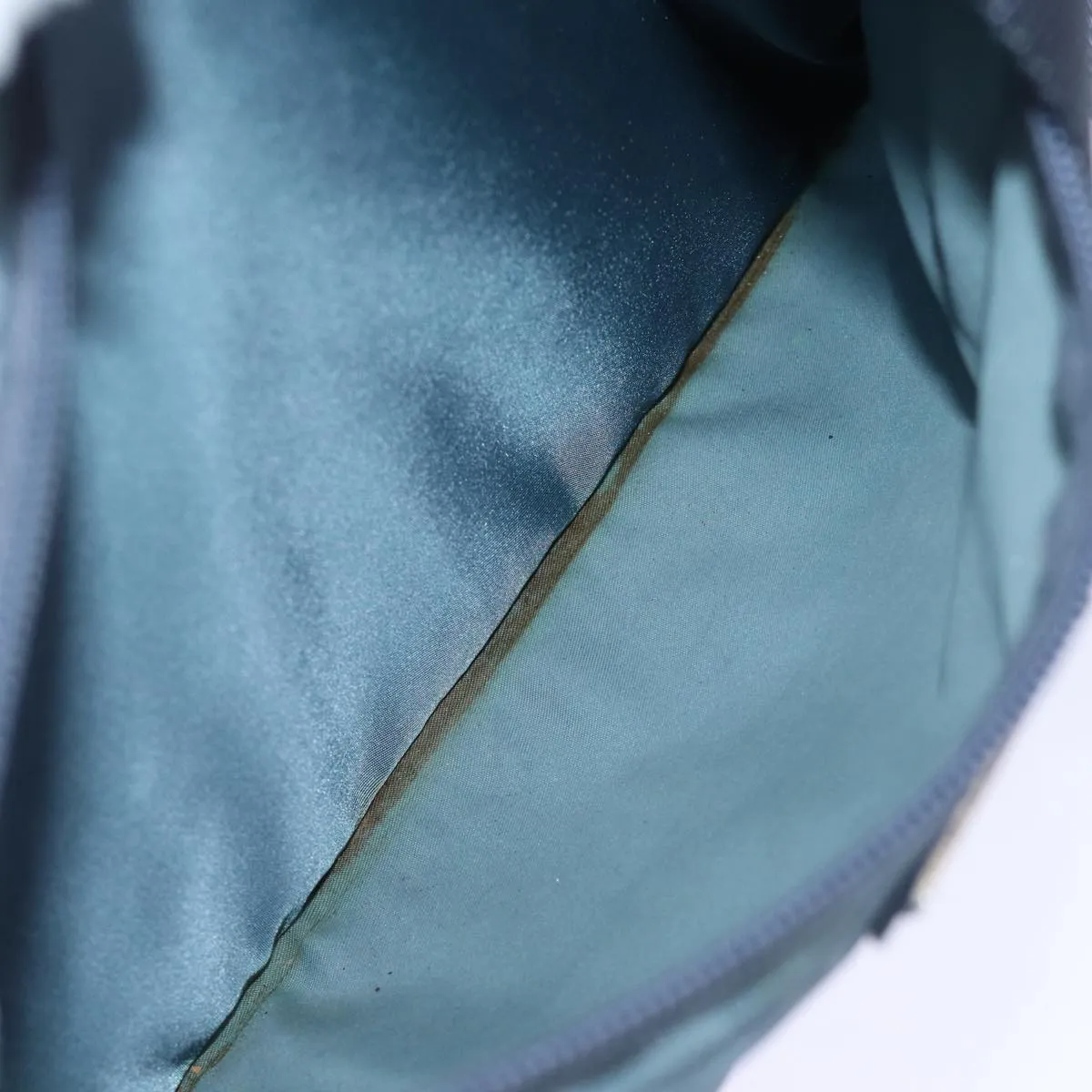 PRADA Tote Bag Nylon Turquoise Blue 74200