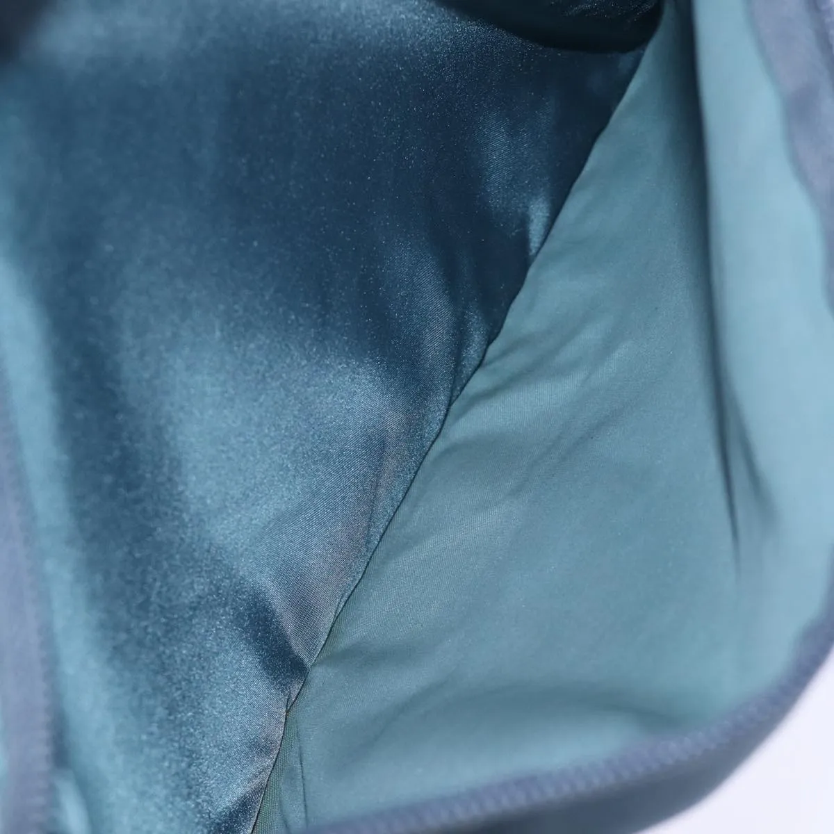 PRADA Tote Bag Nylon Turquoise Blue 74200