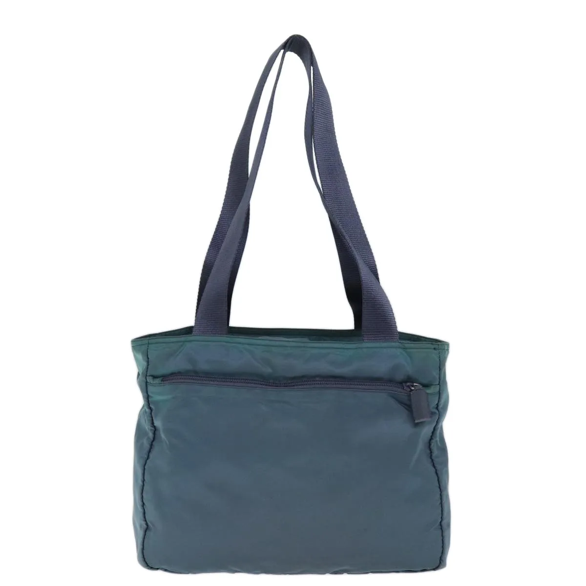 PRADA Tote Bag Nylon Turquoise Blue 74200