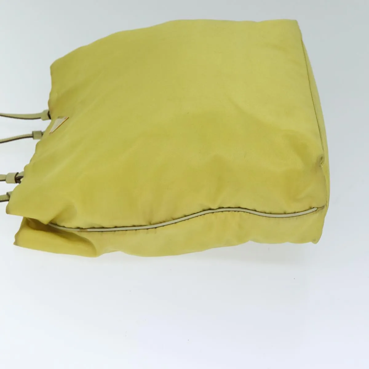 PRADA Tote Bag Nylon Yellow 77355