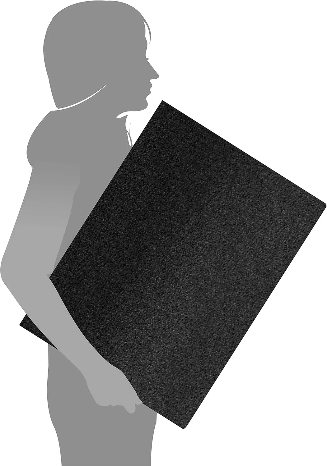 Presentation Book 40 Clear Pockets Sleeves Protectors Art Portfolio Clear Book for Artwork, Report Sheet, Letter (Can Accommodate 19.1 X 13.3inch)