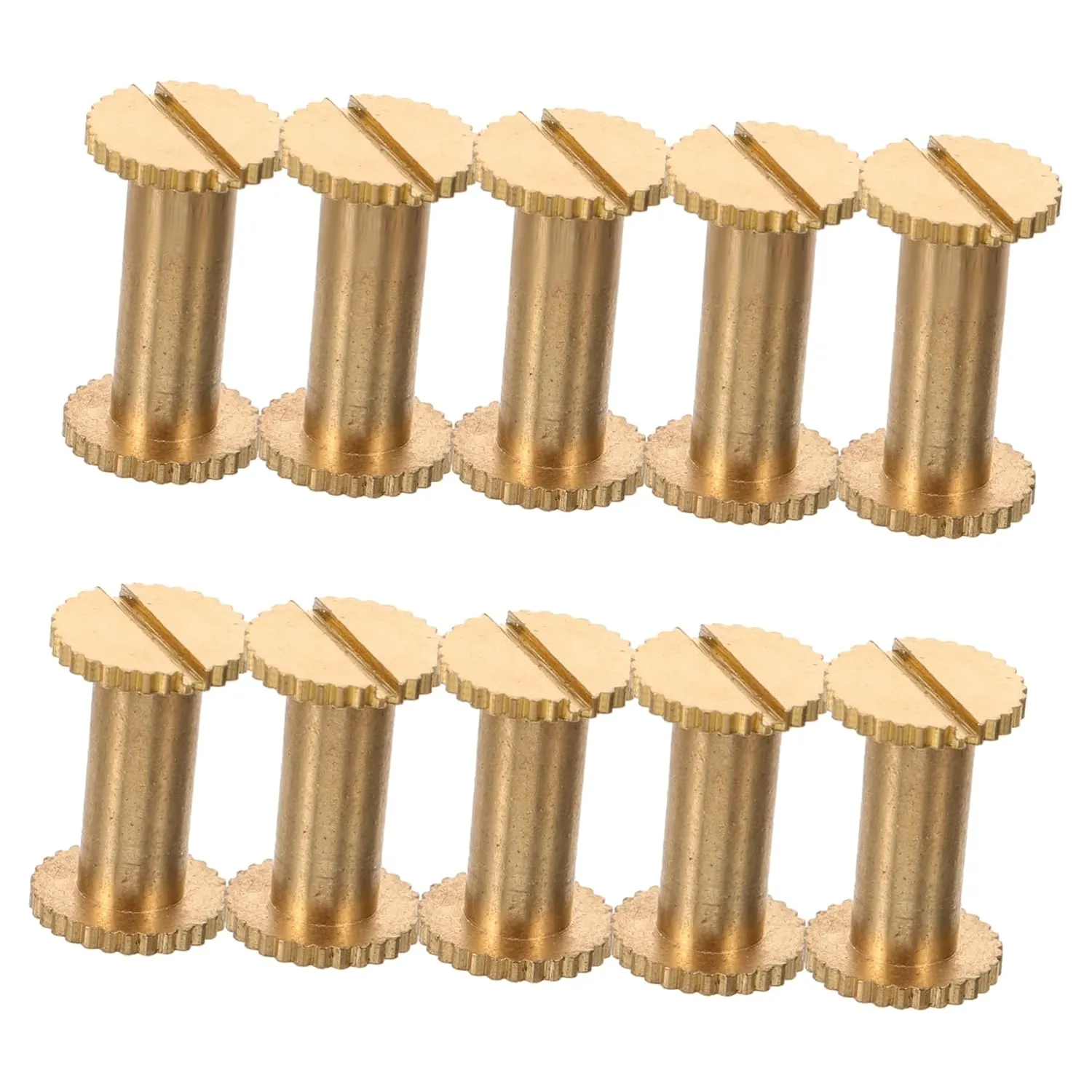 PRETYZOOM DIY Bookbinding Screws Leather Screw Nail Rivets Metal Rivets for Leather