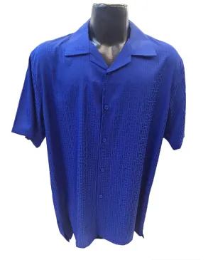 Pronti pattern Short Sleeves Button Down Shirt